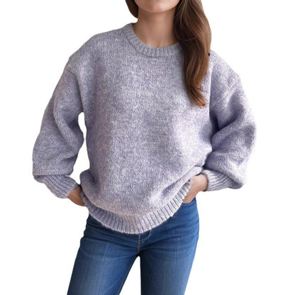 Pull over-sized décontracté pour femmes avec motif de maille texturé Chic und Stil