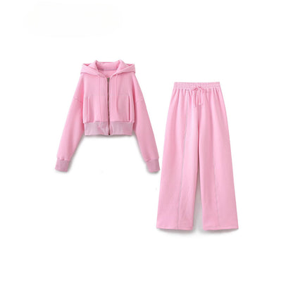 Chic and Style women's cropped hoodie set and jogger pants