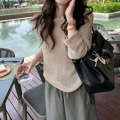 Pullover en tricot épais pour femmes Chic und Stil