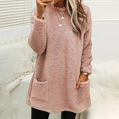 Dames Chemise Oversize Douce Chic und Stil