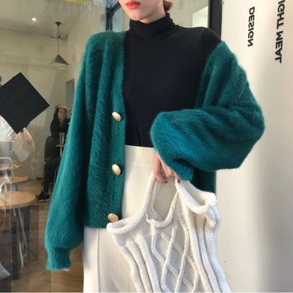 Dames doux cardigan surdimensionné Chic und Stil