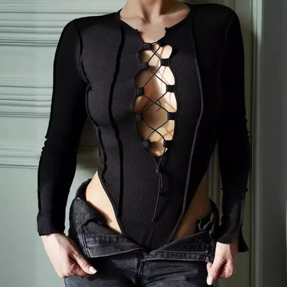 Body à manches longues stylé pour femmes Chic und Stil