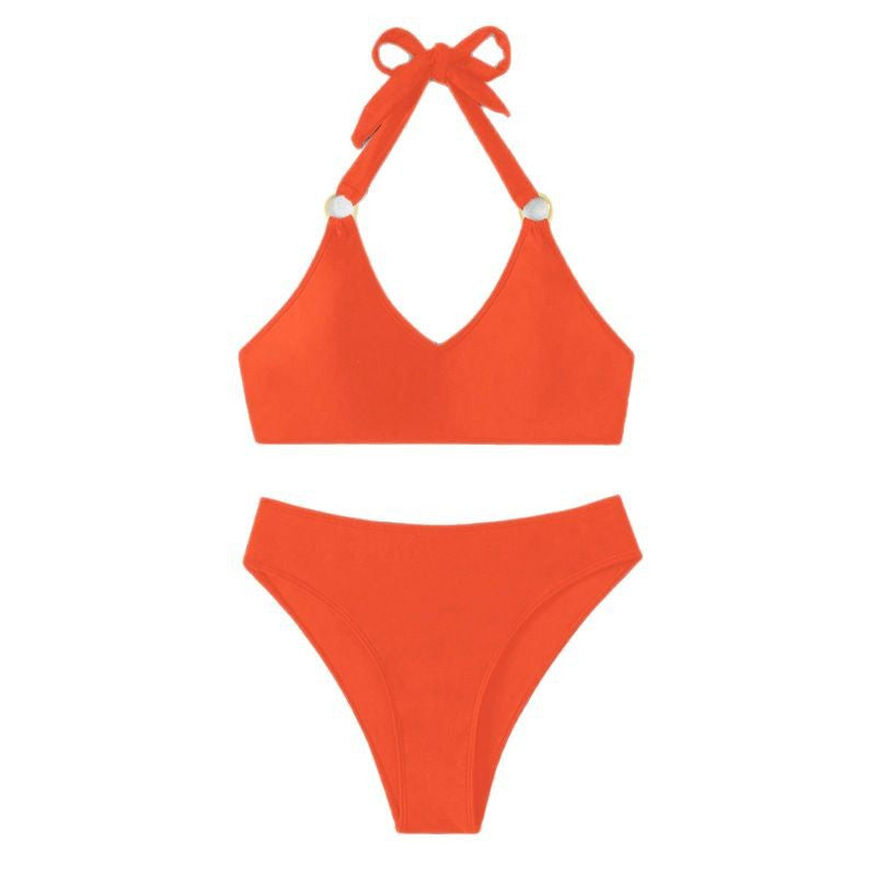 Set de bikini à col halter triangle pour femmes Chic und Stil