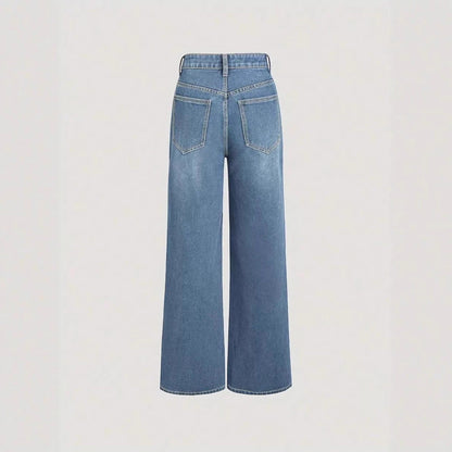 Dames Jean et denim largement coupé Chic und Stil