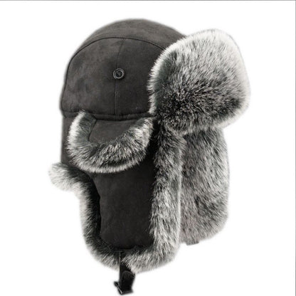 Chapeau femme en fausse fourrure chaude avec protection des oreilles Chic und Stil