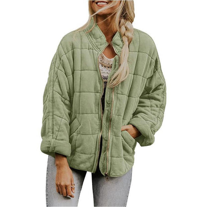 Women quilted leisure jacket Chic und Stil