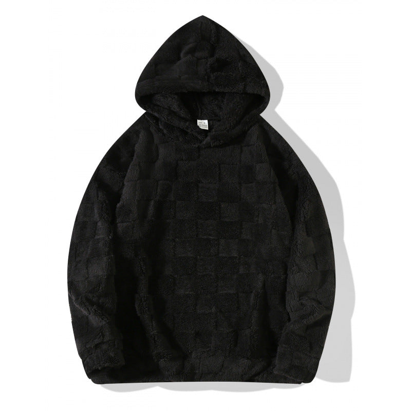 Damen Kuscheliger Fleece-Hoodie mit strukturiertem Design und Kapuze Chic und Stil