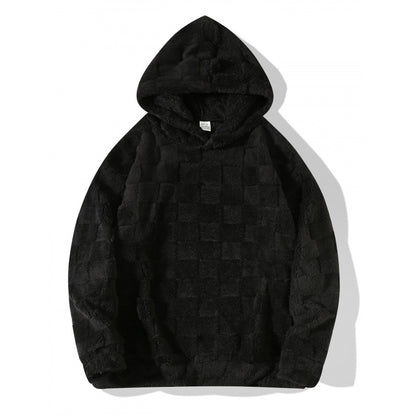 Damen Kuscheliger Fleece-Hoodie mit strukturiertem Design und Kapuze Chic und Stil