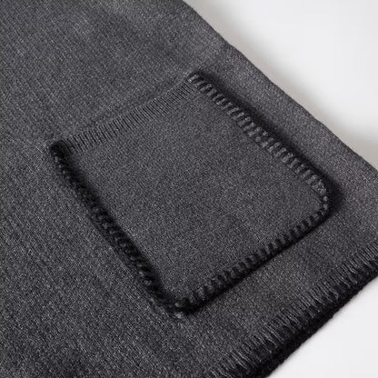 Pull à tricoter décontracté pour femmes avec décolleté en V et poches pratiques Chic und Stil