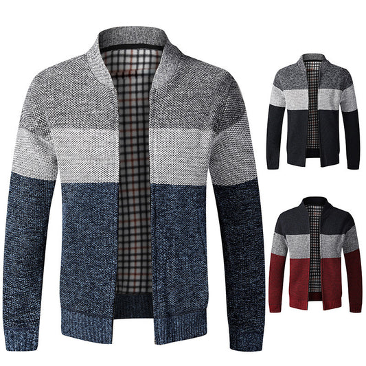 Cardigan en tricot sportif pour hommes au design moderne Chic und Stil