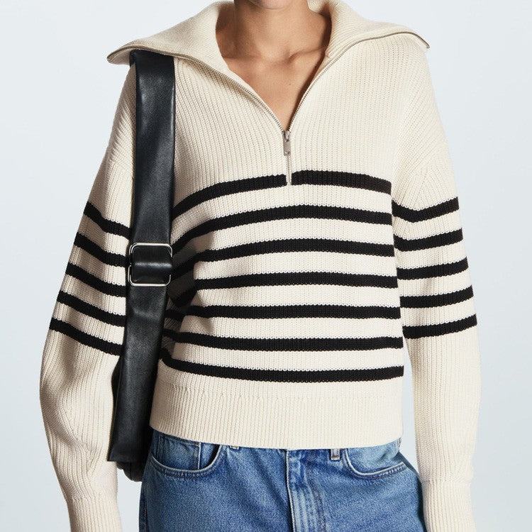 Pull en tricot pour femmes au style marin Chic und Stil