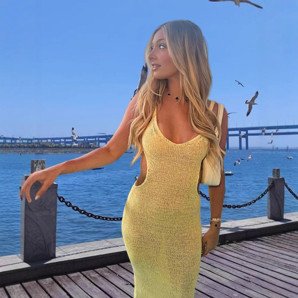 Robe en tricot ajustée pour femmes Chic und Stil