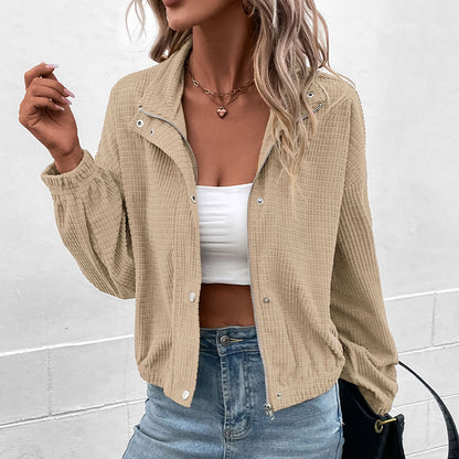 Dames doudoune avec col haut Chic und Stil