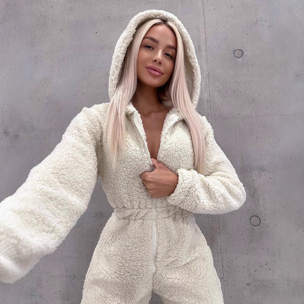 Dames combinaison en polaire douillette Chic und Stil