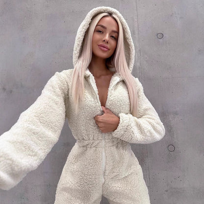 Dames combinaison en polaire douillette Chic und Stil