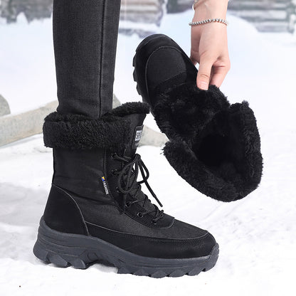 Bottes d'extérieur d'hiver pour femmes avec doublure isolante thermique et semelle antidérapante Chic und Stil