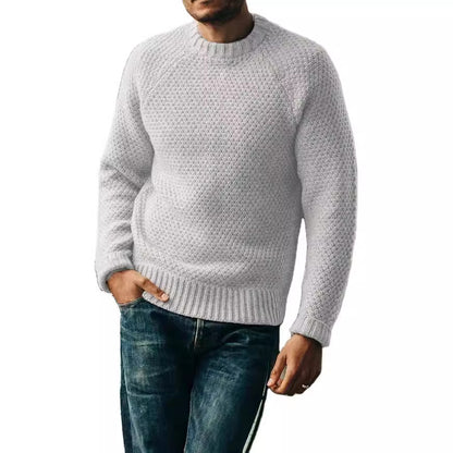 Pull en tricot pour hommes avec un design structuré intemporel Chic und Stil