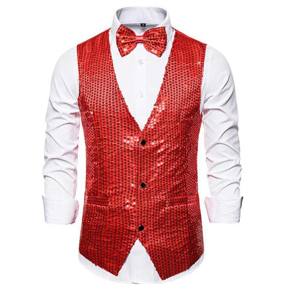 Costume élégant pour hommes avec des paillettes scintillantes et une coupe slim idéale Chic und Stil