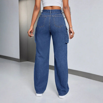 Pantalon cargo pour femmes en coupe décontractée et ample avec poches pratiques Chic und Stil