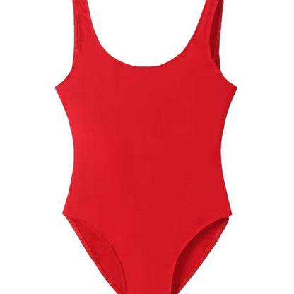 Maillot de bain une pièce classique à dos haut Chic und Stil pour femmes
