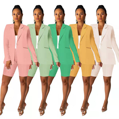 Elegant blazer set for women with shorts and refined details Chic and Style