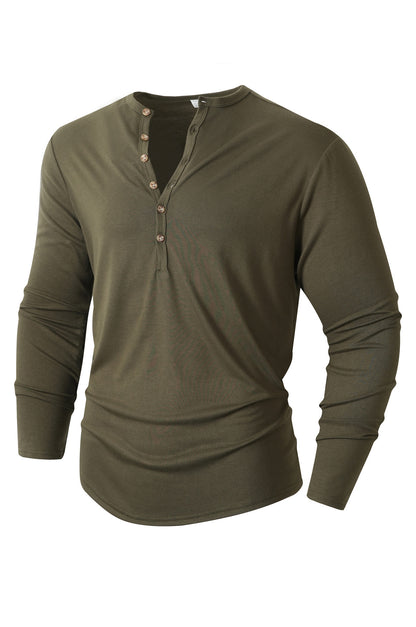Chemise à manches longues pour homme avec patte de boutonnage Chic und Stil