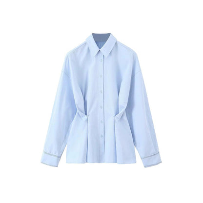 Chemise grande taille pour femmes avec détail élégant de lacets Chic und Stil