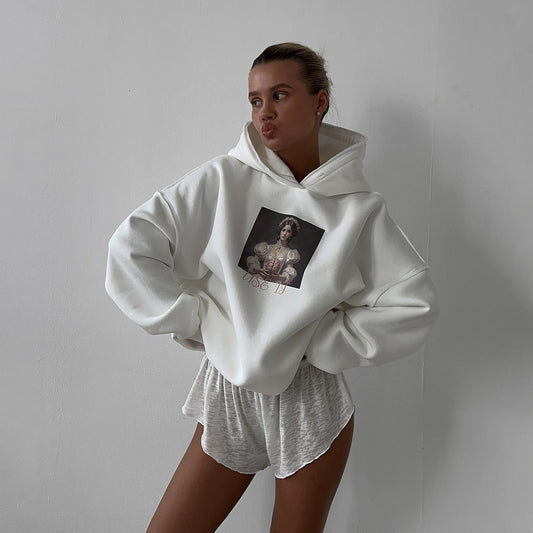 Pull à capuche femme avec design graphique exclusif Chic und Stil