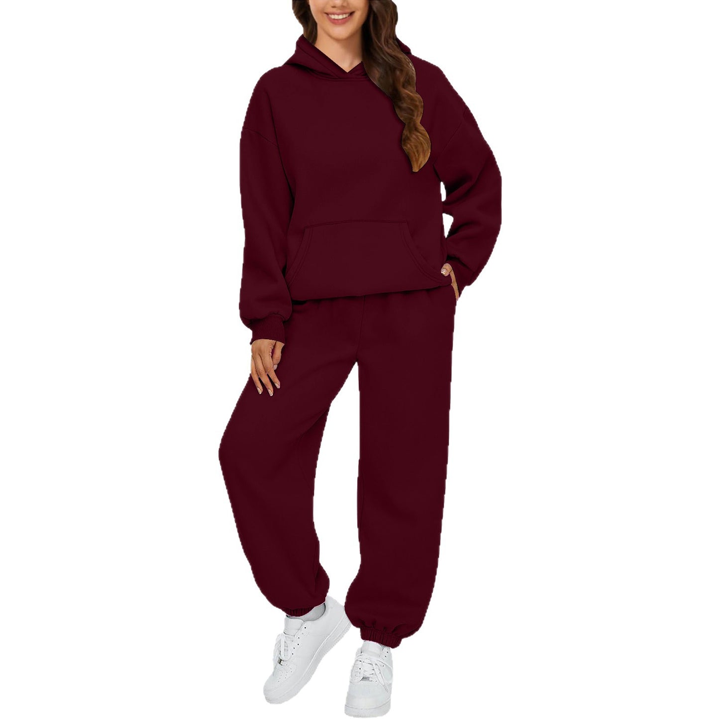 Chic und Stil ensemble décontracté de sweat à capuche et pantalon de jogging pour femmes