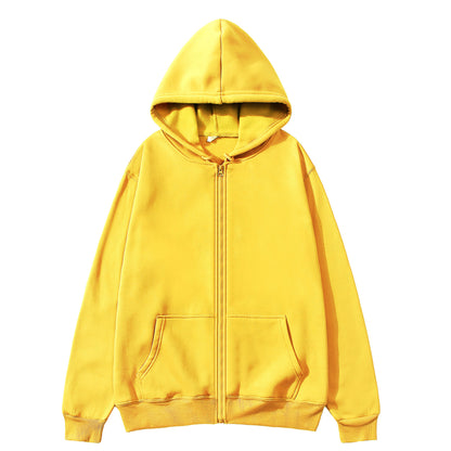 Dame sweat à capuche avec fermeture éclair intégrale et grandes poches Chic und Stil