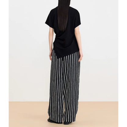 Haut décontracté à nouer à l'avant pour femmes Chic und Stil