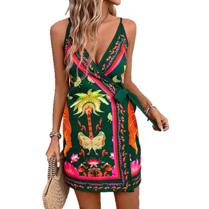 Robe d'été enroulée Chic und Stil