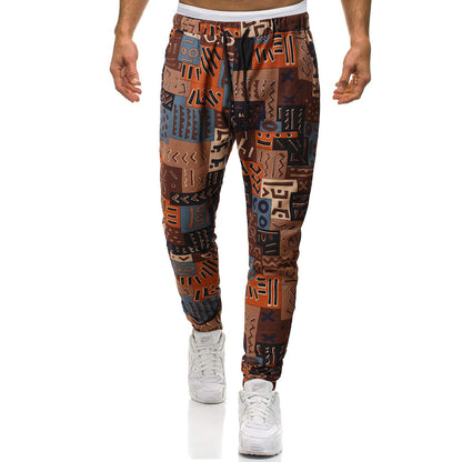 Men's sports pants with unique pattern Chic and Style
