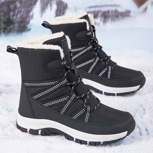 Bottes d'hiver isolées pour femmes avec semelle antidérapante et matériau supérieur respirant Chic und Stil