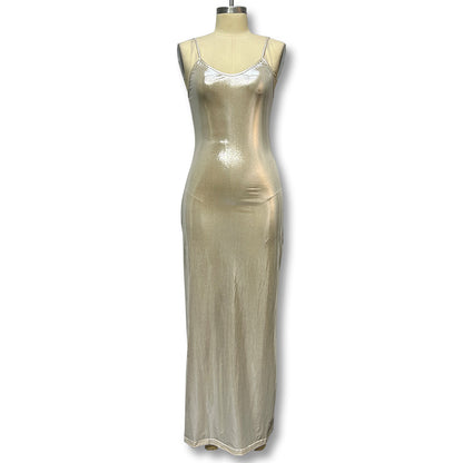 Robe en tricot ajustée pour femme avec décolleté en V profond et manches longues Chic und Stil