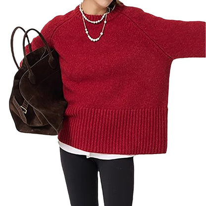 Pull en tricot surdimensionné pour femmes Chic und Stil