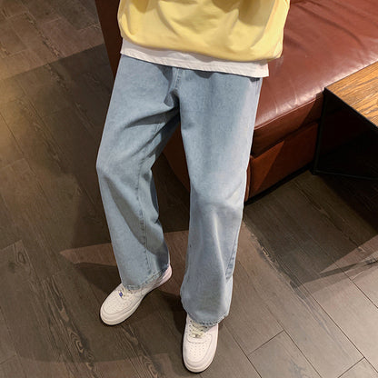 Casual cargo pants for men with wide legs and elastic waistband Chic and Style