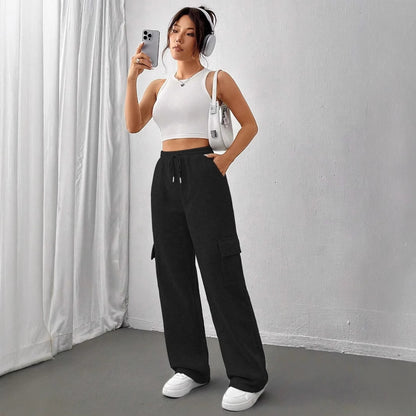 Chic and style casual cargo pants for women