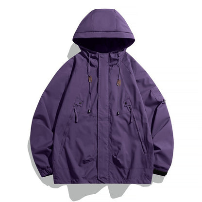 Functional technical jacket for women with adjustable hood system and robust weather protection Chic and Style