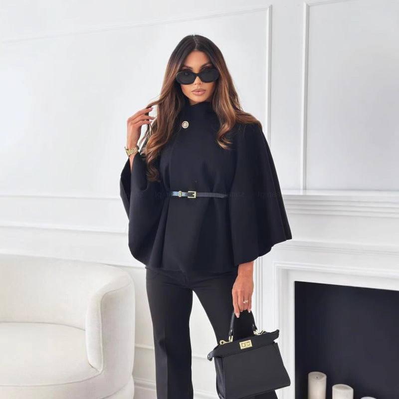 Blouse élégante pour femmes avec design plissé et ceinture cintrée Chic und Stil