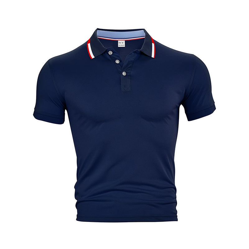 Polo shirt pour hommes avec col structuré et technologie respirante Chic und Stil