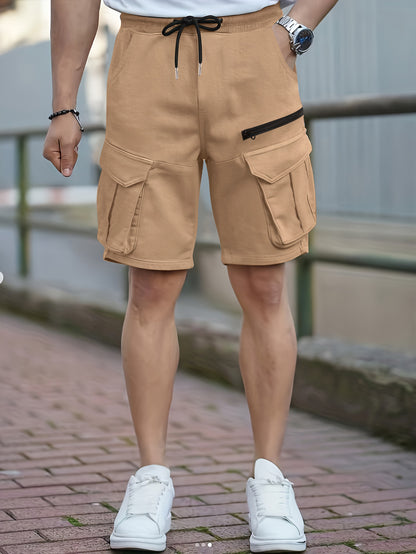 Shorts utilitaires style cargo pour hommes avec design à poches multiples Chic und Stil