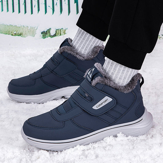 Baskets d'hiver isolées pour femmes avec une fermeture velcro pratique et une doublure intérieure douce Chic und Stil