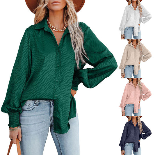 Blouse élégante pour femmes avec fronces et coupe décontractée Chic und Stil