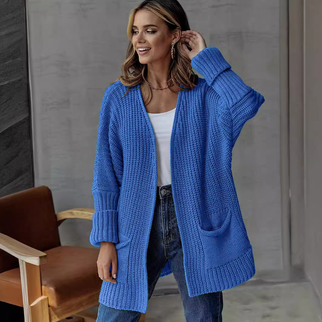 Cardigan en grosse maille pour femmes avec poches pratiques et coupe oversize Chic und Stil