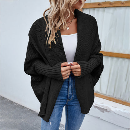 Cardigan pour femmes à coupe ouverte et manches bouffantes Chic und Stil