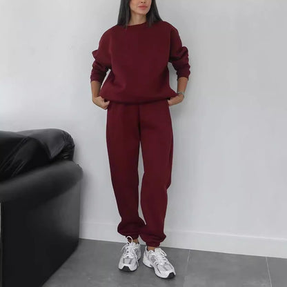 Dames Ensemble de jogging en polaire sportif Chic und Stil