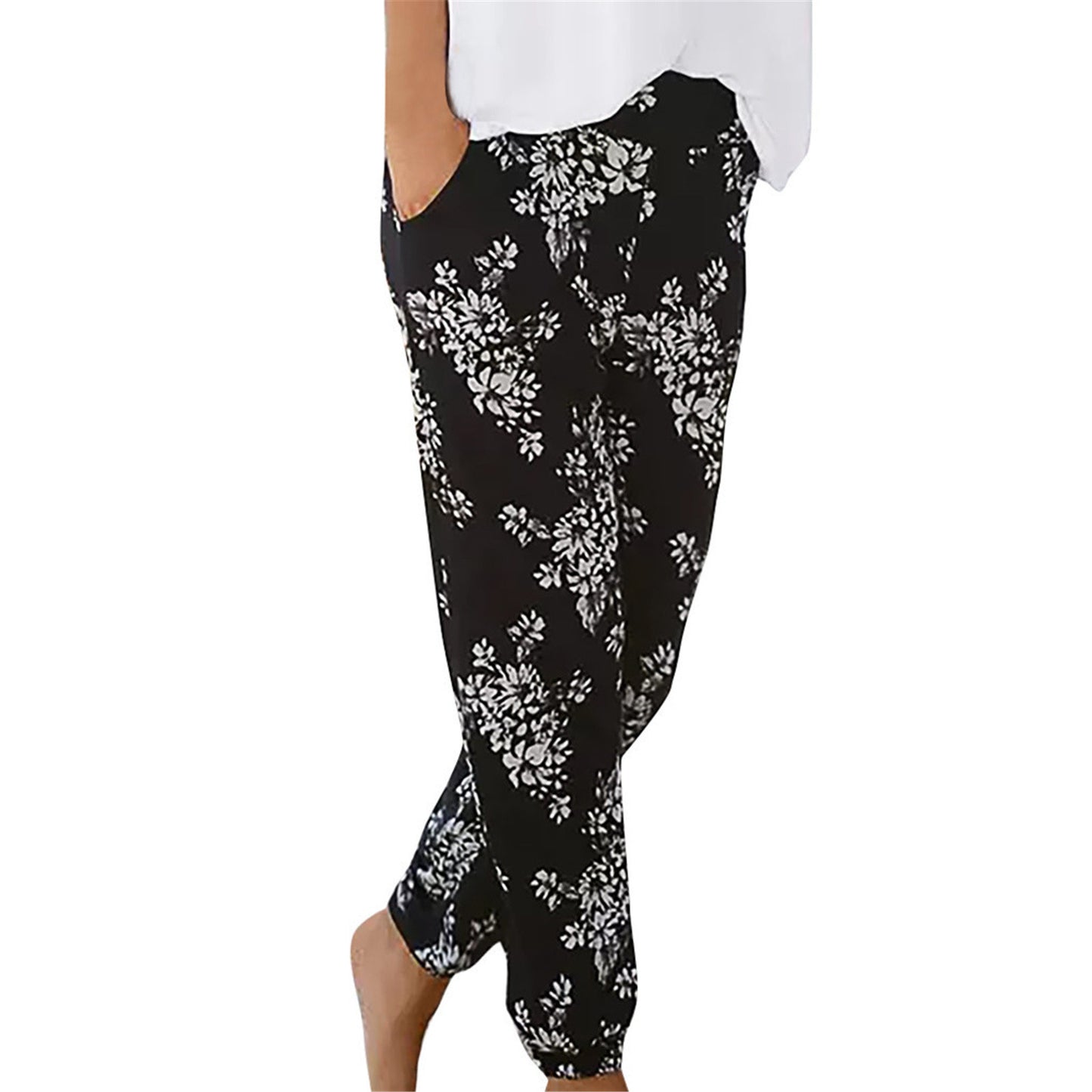 Pantalons de loisirs imprimés Chic und Stil pour femmes