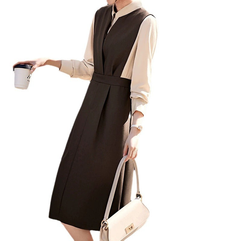 Robe chemise stratifiée élégante pour femmes Chic und Stil