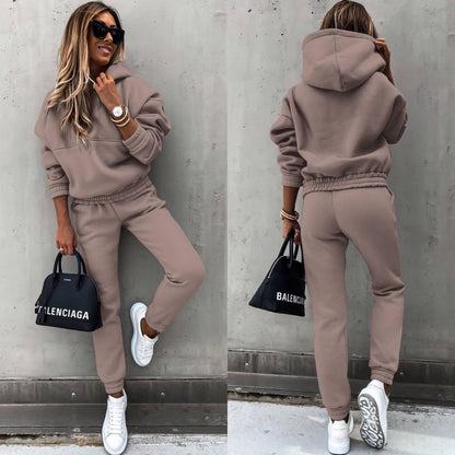 Ensemble de sweatpants décontractés pour femmes avec pull surdimensionné Chic und Stil